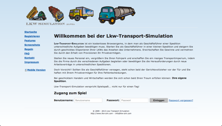 Lkw-Transport-Simulation